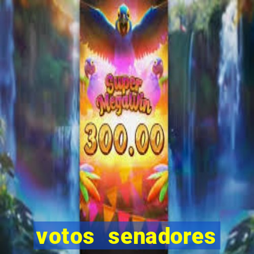 votos senadores impeachment moraes